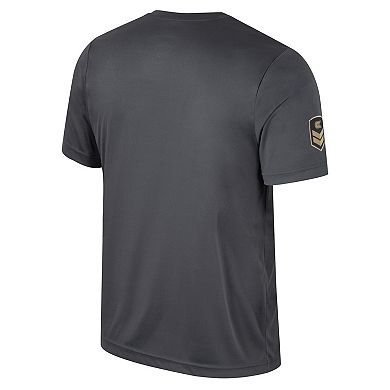 Men's Colosseum Charcoal Arizona State Sun Devils OHT Military Appreciation  T-Shirt