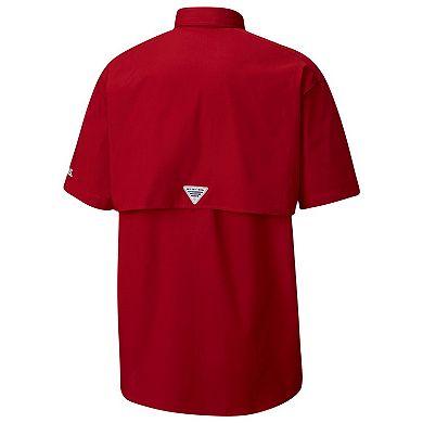 Men's Columbia Cardinal Arkansas Razorbacks Big & Tall Bonehead Button-Up Shirt