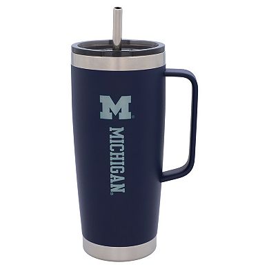 The Memory Company Michigan Wolverines 26oz. Team Color Roadie Tumbler with Handle