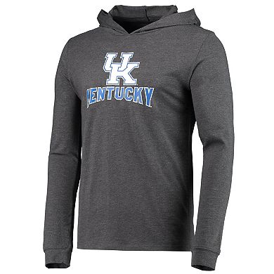 Men's Concepts Sport Royal/Heather Charcoal Kentucky Wildcats Meter Long Sleeve Hoodie T-Shirt & Jogger Pajama Set