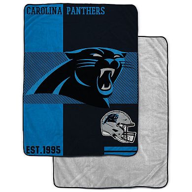 Pegasus  Carolina Panthers 60" x 80" Sherpa Throw Blanket