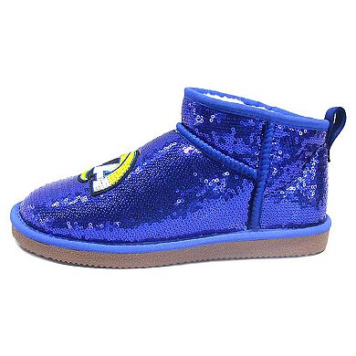 Women's Cuce  Royal Los Angeles Rams Sequin Ankle Boots