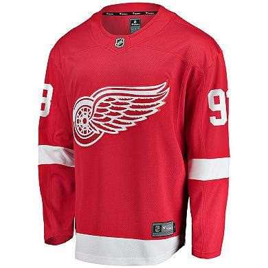 Men's Fanatics Branded Alex DeBrincat Red Detroit Red Wings Home Premier Breakaway Player Jersey