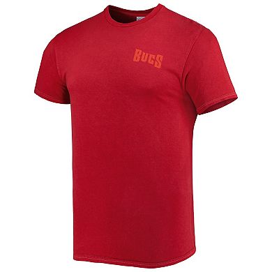 Men's '47 Red Tampa Bay Buccaneers Fast Track Tonal Highlight T-Shirt