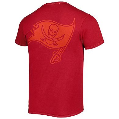 Men's '47 Red Tampa Bay Buccaneers Fast Track Tonal Highlight T-Shirt