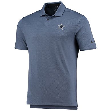 Men's Nike Golf Navy Dallas Cowboys Jacquard Vapor Performance Polo