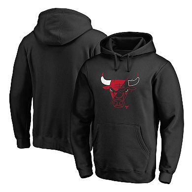 Men's Fanatics Branded Black Chicago Bulls X-Ray Pullover Hoodie