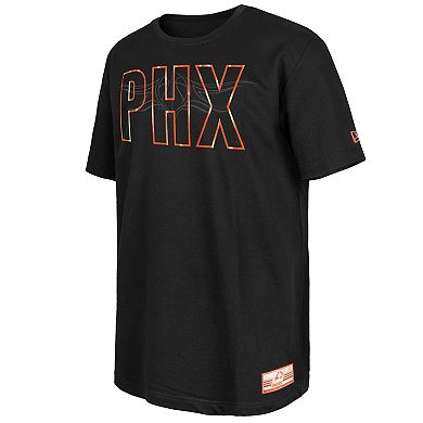 Men's New Era Black Phoenix Suns 2023/24 City Edition Elite Pack T-Shirt