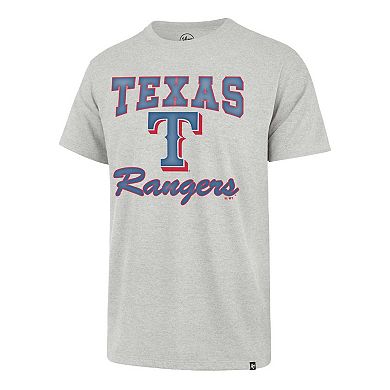 Men's '47 Heather Gray Texas Rangers Sandy Daze Franklin T-Shirt
