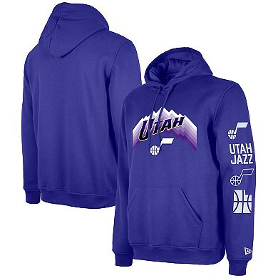 Men's New Era Purple Utah Jazz 2023/24 City Edition Big & Tall Pullover Hoodie
