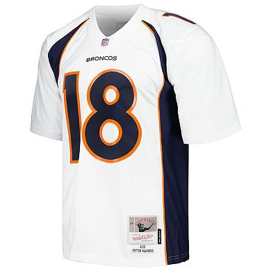 Men's Mitchell & Ness Peyton Manning White Denver Broncos Legacy Replica Jersey