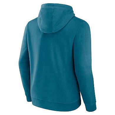 Men's Fanatics Branded  Teal San Jose Sharks Authentic Pro Pullover Hoodie