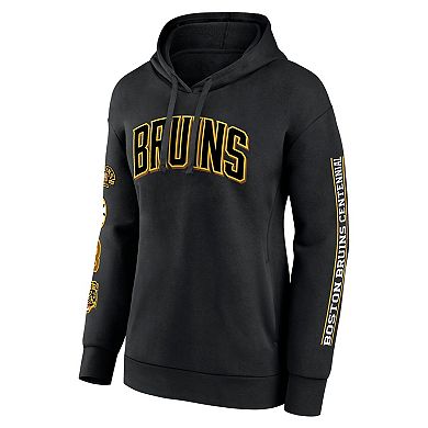 Women's Fanatics Branded  Black Boston Bruins Centennial  Pullover Hoodie