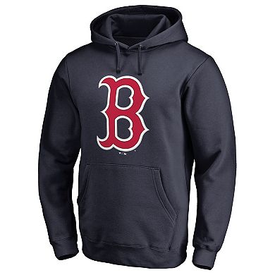 Men's Fanatics Branded Rafael Devers Navy Boston Red Sox Backer Pullover Hoodie