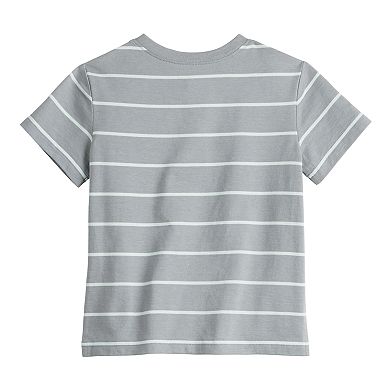  Baby & Toddler Boy Jumping Beans® Striped Raglan Henley T-Shirt