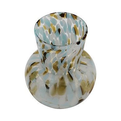 Confetti Glass Bouquet Vase Table Decor