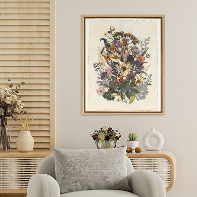 Bouquet Under Glass Framed Wall Art