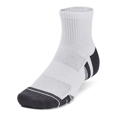 Under Armour Performance Tech 3-Pack Quarter Socks