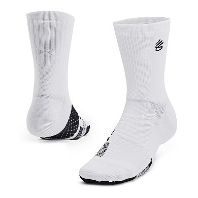 Under Armour Curry ArmourDry??? Playmaker Mid-Crew Socks