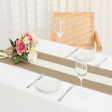 Bridal Party Dining Bedroom Boho Tassels Table Runner 1 Pack 12" X 71"