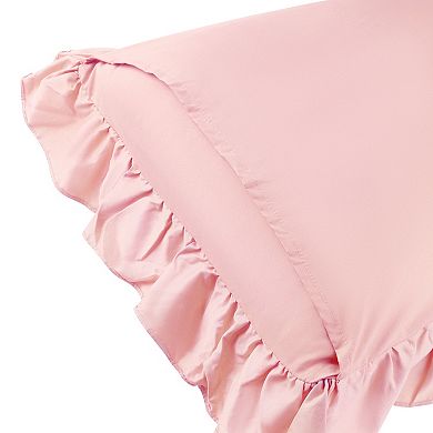 Single Layer Ruffled Envelope Closure Pillowcases 2 Pcs 20" X 30"