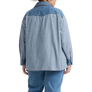Plus Sizes Levi's® Women's Dylan Western Shirt