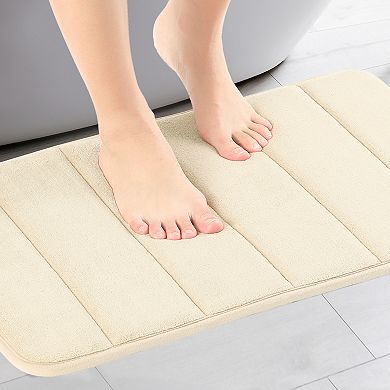 Non Slip Absorbent Thick Soft Quick Dry Bathroom Bath Rugs 16" X 24"