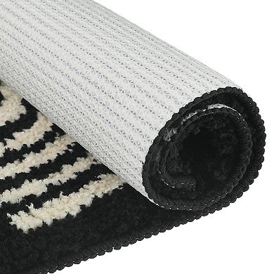 Indoor Outdoor Non-slip Absorbent Resist Dirt Entrance Soft Fluffy Carpet Doormats, 20" X 32"