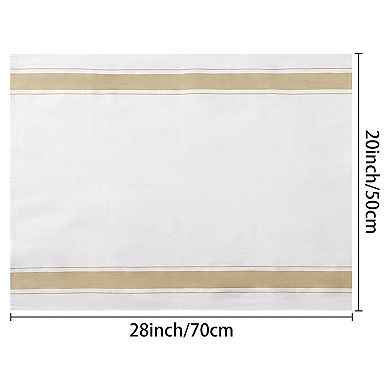 Hotels Restaurants Home Cotton Absorbent Linen Kitchen Towels Sets 2 Pcs 20" X 28"