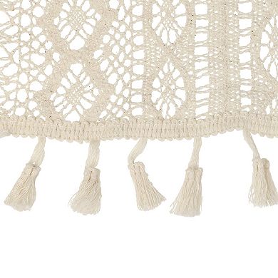 Bedroom Decor Bridal Party Lace Tassels Table Runner 1 Pack 9" X 63"