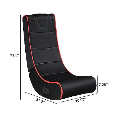 Foldable Bluetooth Floor Rocker Gaming Chair With Speakers