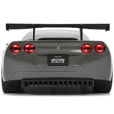 Diecast 2005 Chevrolet Corvette C6-R Dark Gray Metallic "Corvette Racing" "Bigtime Muscle"