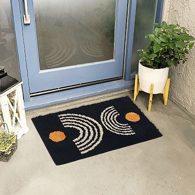 Indoor Outdoor Non-slip Absorbent Resist Dirt Entrance Soft Fluffy Carpet Doormats, 16" X 24"