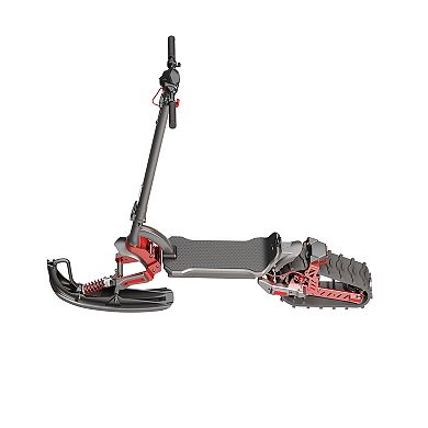 GlareWheel All Terrian Electric Scooter with Ski Convert Kit