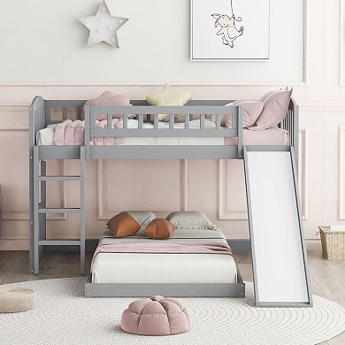 Merax Bunk Bed with Slide and Ladder