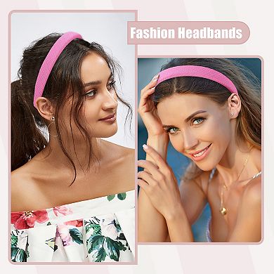 2pcs Pastoral Stripe Headbands Hair Accessories For Women 0.87"