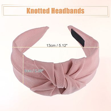 Knotted Headbands Solid Colors Top Knot Headbands Elastic Headbands