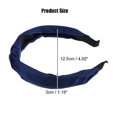 Satin Knot Headband Hairband For Women 1.2 Inch Wide