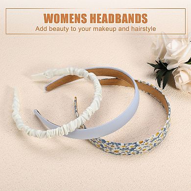 3pcs Fashion Headbands Set Different Designs Headbands For Girl Party Wedding