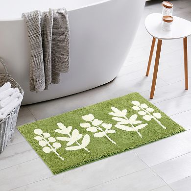 Bathroom Rugs Soft Plush & Fluffy Quick Dry Reversible Non Slip Extra Thick Bath Mats, 18" X 26"