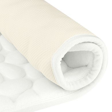 Memory Foam Ultra Soft Non-slip Water Absorbent Quick Dry Bathroom Mats, 16" X 24"