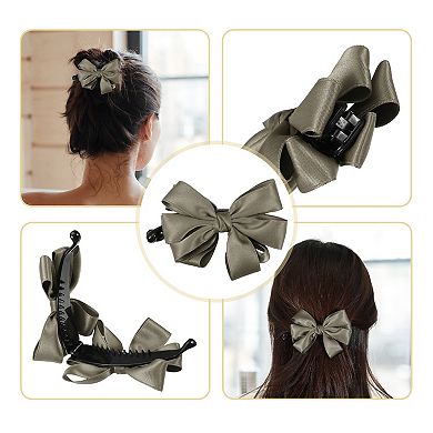 1 Pc Lace Bow Hair Clips Large Bowknot Hair Clips For Girls Women