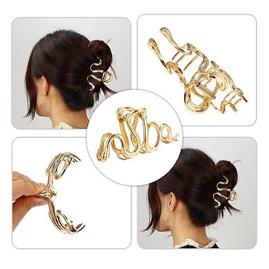 1pc Metal Hair Claws Women Hair Barrettes 4.37"x2.20"x1.18"