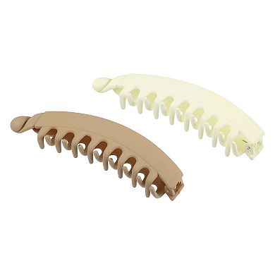 4 Pcs Interlocking Ponytail Banana Clip Hair Accessories Clip