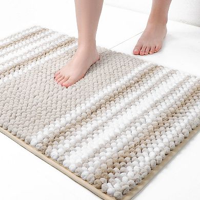 Extra Soft Fluffy Non-slip Bath Area Mat Rug, 20" X 32"