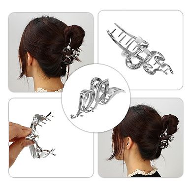 1pc Metal Hair Claws Hair Barrettes for Women 4.65"x1.85"x1.42"