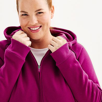 Plus Size Tek Gear Ultrasoft Fleece Hoodie Jacket