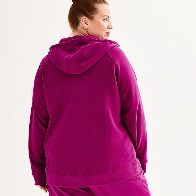 Plus Size Tek Gear Ultrasoft Fleece Hoodie Jacket