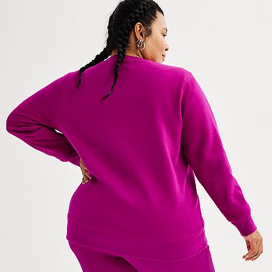 Plus Size Tek Gear® Ultrasoft Fleece Crewneck Sweatshirt