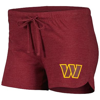 Women's Concepts Sport Burgundy/Gold Washington Commanders Raglan Long Sleeve T-Shirt & Shorts Lounge Set